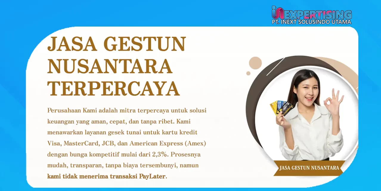 Jasa Gestun Terdekat Dengan Bunga Rendah Mulai 2,3%