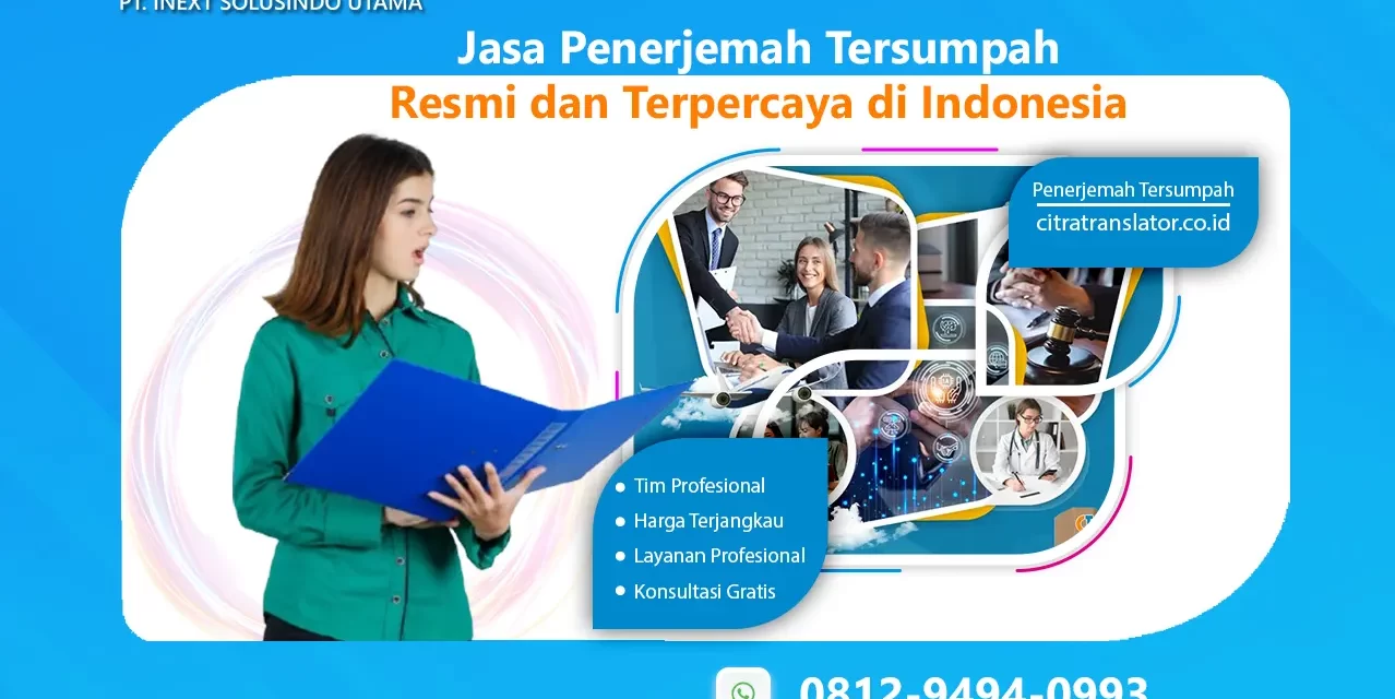 Jasa Penerjemah Tersumpah Resmi dan Terpercaya di Indonesia