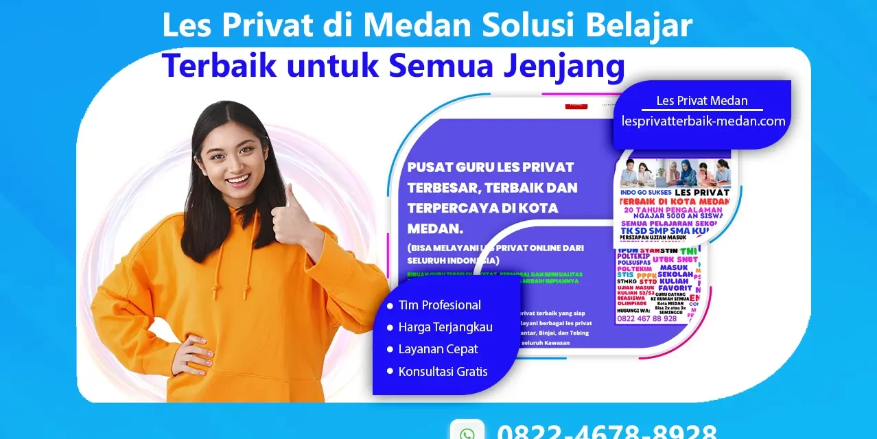 Les Privat di Medan Solusi Belajar Terbaik untuk Semua Jenjang