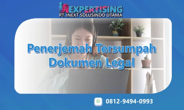 Penerjemah Tersumpah Dokumen Legal