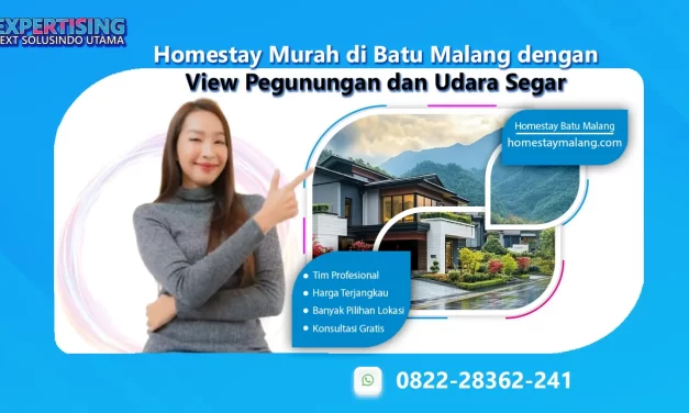 Homestay Murah di Batu Malang dengan View Pegunungan dan Udara Segar