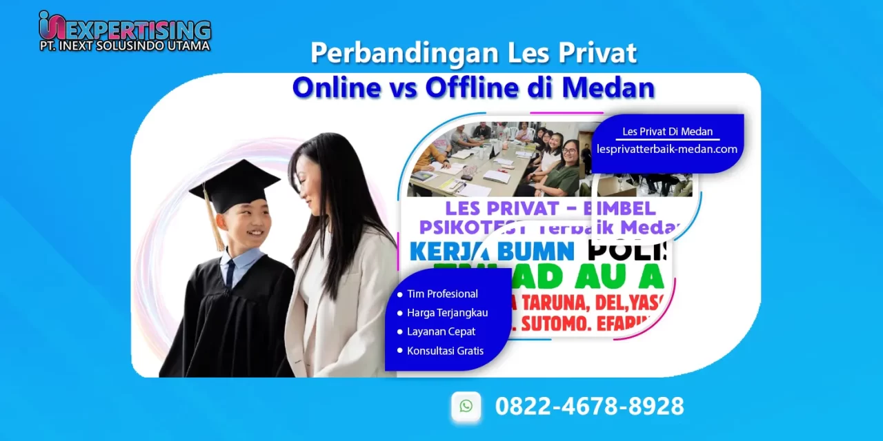 Perbandingan Les Privat Online vs Offline di Medan