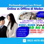 Perbandingan Les Privat Online vs Offline di Medan