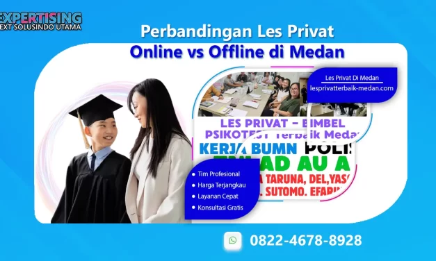 Perbandingan Les Privat Online vs Offline di Medan